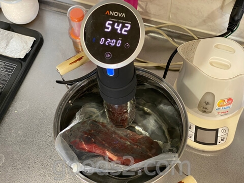 anovaでステーキ