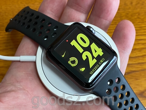 MagSafe充電器とアップルウオッチ3