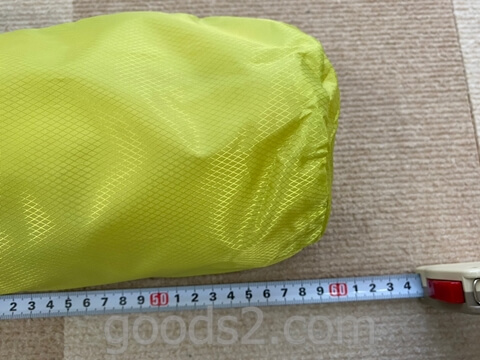 lovingsky格安軽量コンパクトテント収納時は60cm