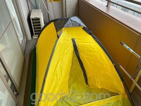 lovingskyのテントの完成