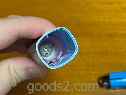 ミニマム こどもハピカセットの電池を入れるところ(本体側)