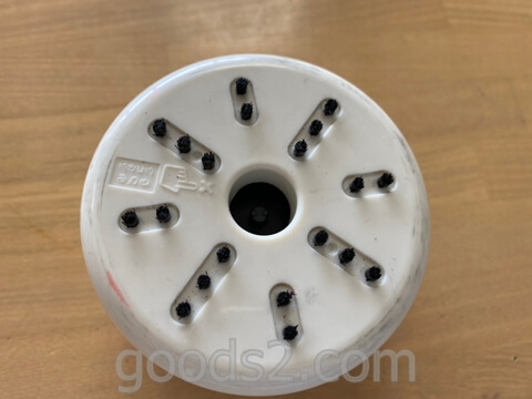 ソニック卓上そうじ機 リビガク スージーの吸い込み口