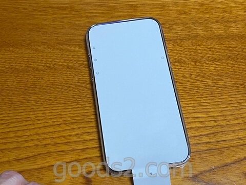 iPhone 12 Proのディスプレイのシート