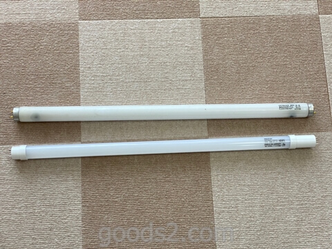 蛍光灯とLEDランプ