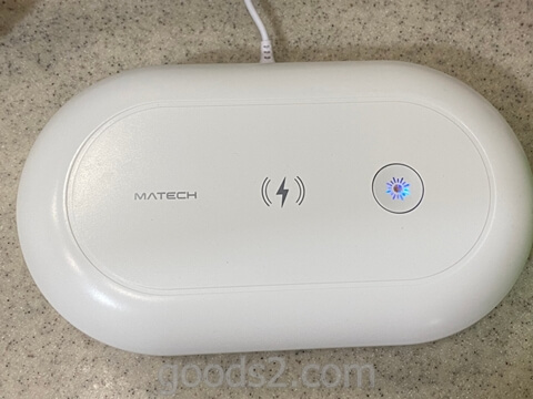 MATECH AirCase UV除菌ケース の30分除菌モード