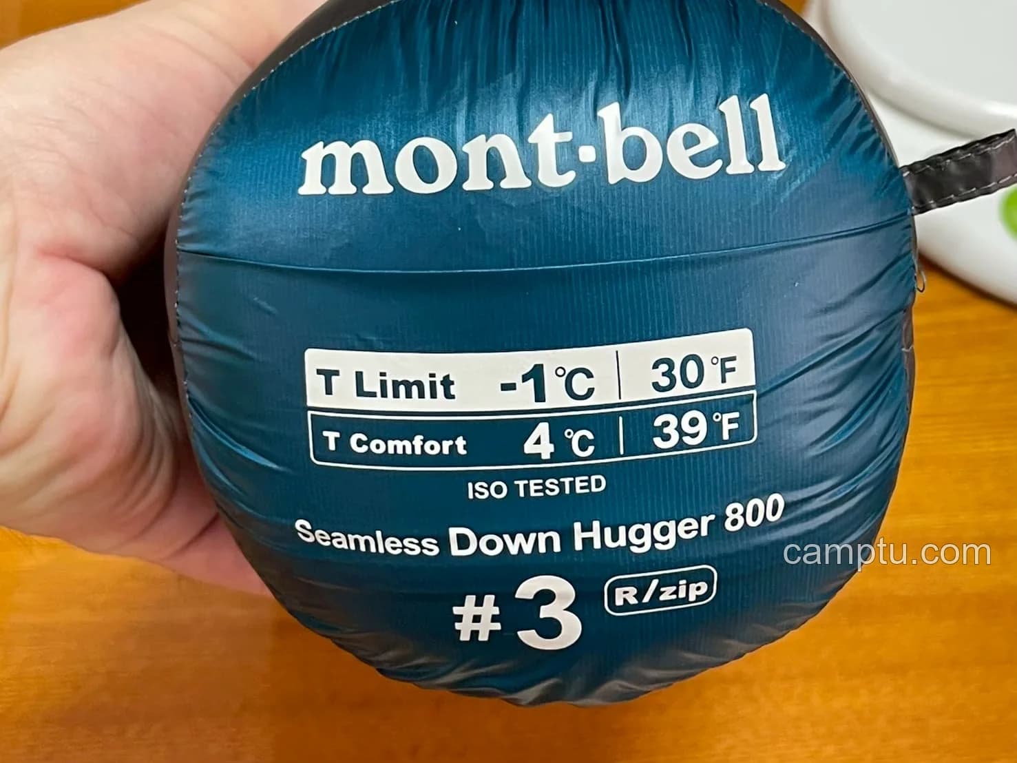 僕が使っている旧モデルの表示。T Comfort 4℃、T Limit -1℃と記載されています。2026年現行モデルではなく、僕が2025年に購入したモデルの情報です。